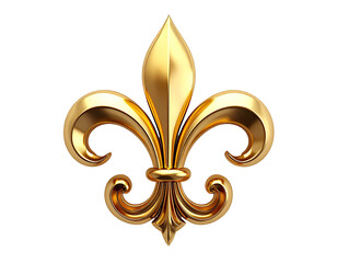 Ornate golden fleur-de-lis
