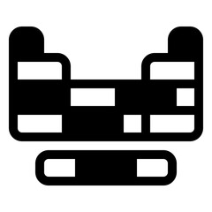 Fototapeta premium Periodic table icon