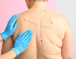 Medical consultation, body markings
