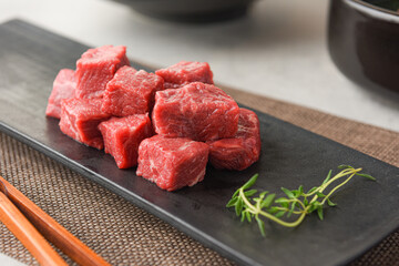 소고기 홍두께살 원물이미지