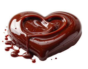 Melted chocolate heart (1)