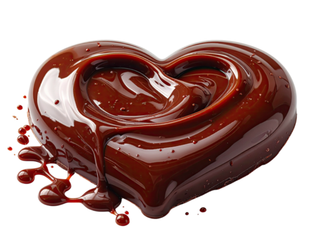 Melted chocolate heart (1)