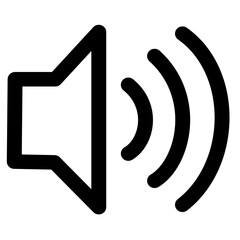 vector illustration of a icon of sound speaker