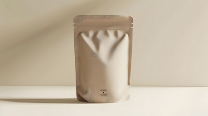 standing pouch mockup matte ziplock