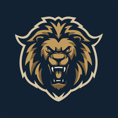 Lion athletic club vector logo
