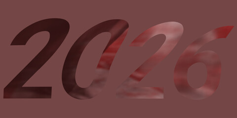  Happy New Year 2026 design vector. trendy unique new year 2026 logo design template 