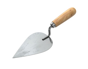 Metal trowel with wooden handle (1)