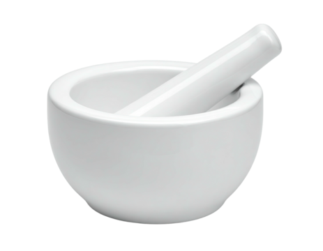 White ceramic mortar and pestle (1)