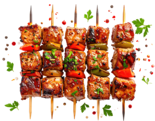 Grilled skewers with colorful vegetables (1)