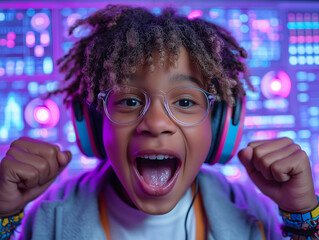 a photograph for Children's Day, with a colorful and playful background, children, toys, colors