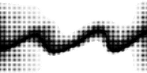 Abstract dotted halftone background. Grainy gradient texture background with dots. Noise Stipple pointillism pattern. Sand, grain, grunge stipple effect.