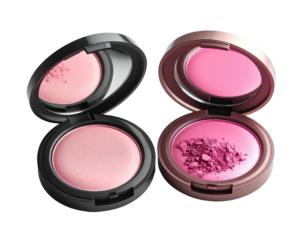 Two compact blush palettes