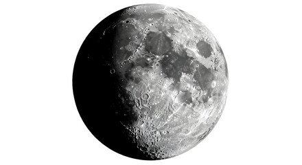 Full Moon isolated. PNG