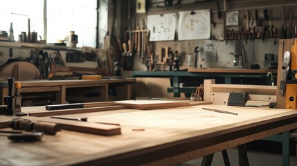 A workben with a lot of tools on it