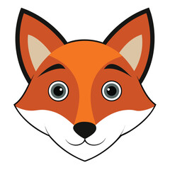 Obraz premium fox face Adobe Illustrator Artwork