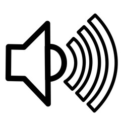 speaker icon vector illustration