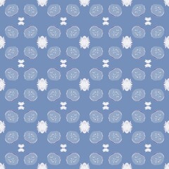 seamless pattern with clouds