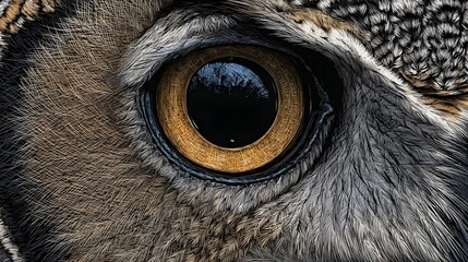 Photorealistic Wildlife Eye Art