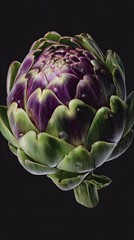 artichoke on a white background