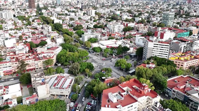 Timelapse of mexico city streets and public transport