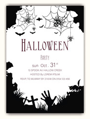 Witch&rsquo;s Night Out &ndash; Cute Halloween Party Invitation Design