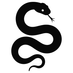 black and white snake