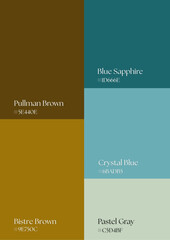 Carefully selected palette inspirations achieving timeless sophistication in lifestyle branding, editorial design, and social media.