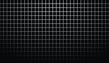 Glowing white grid lines forming a digital abstract background with dark futuristic atmosphere