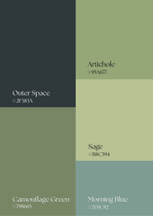 Refined palette choices embodying clarity, sophistication, and emotional depth across multimedia creative design applications.