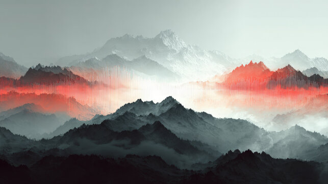 Abstract volcanic rock texture with soft central gradient for text placement