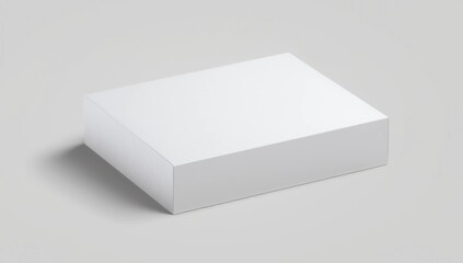Naklejka premium realistic image (mock-up, layout) of blank soft cover book, lying on the surface, view in perspective. Isolated on white. The image was created using gradient mesh