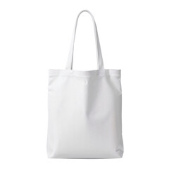 Elegant and eco-friendly white tote bag isolated on a clean black background offering versatile use