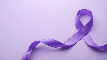 World cancer day awareness ribbon on february 4th isolated on white background for support and solidarity against the disease and illness