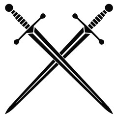 two crossed swords
