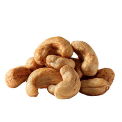 Fototapeta premium cashew nuts on a white background