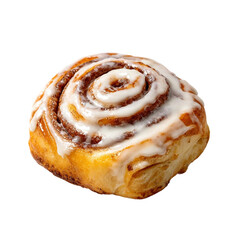  cinnamon roll on a white background