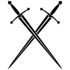 two crossed swords