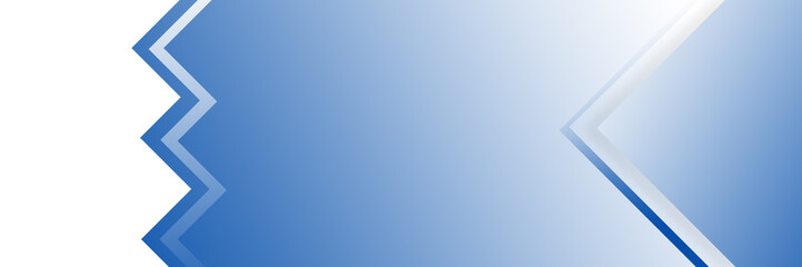 Blue gradient geometric banner for website graphic promotions