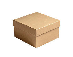 Plain cardboard box, light beige