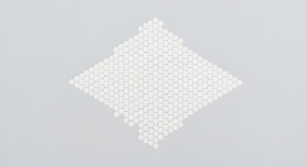 Minimalist hexagonal pattern background, Subtle white geometric shape on gray, Modern abstract background with hexagon mosaic