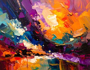 Vibrant Abstract Painting