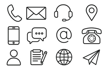 Traffic cone icon set with simple editable stroke design, perfect for infographics, articles, books, flyers, banners, vector cartoon illustration, transparent background