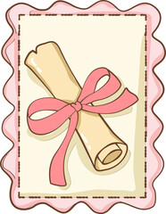 Letter to Santa Frame Clipart | Hand Drawn Christmas Borders and Holiday Elements