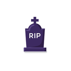 Tombstone with RIP Text Icon