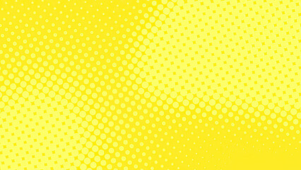 Bright yellow abstract geometric pattern with subtle texture and gradient effects