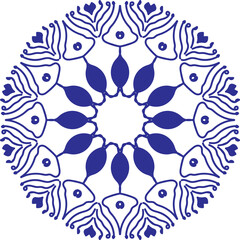 Colorful Decorative Mandala Pattern Vector