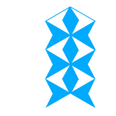 blue star shape