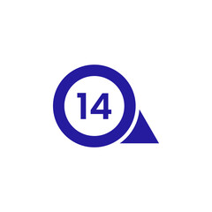Number icon vector illustration. Infographic number icon vector. number icon vector