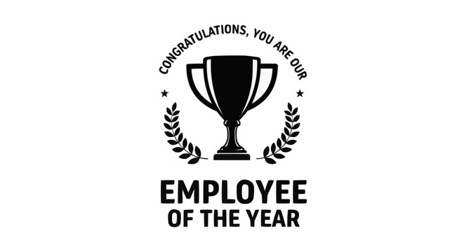 Celebrating outstanding achievements and recognizing exceptional performance in the workplace with the Employee of the Year award a symbol of dedication hard work and commitment to excellence