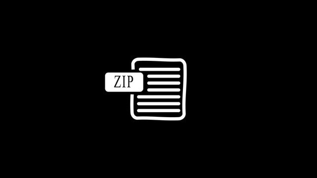 A zip file with checkmark, indicating a verified or validated document.